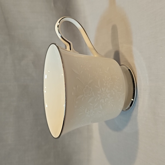 Noritake Affection 7192 Footed Cup & Saucer, Ivory China new - Picture 5 of 9